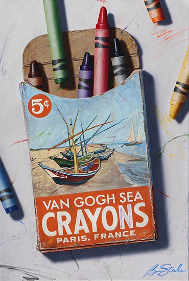 Van Gogh Sea Crayons