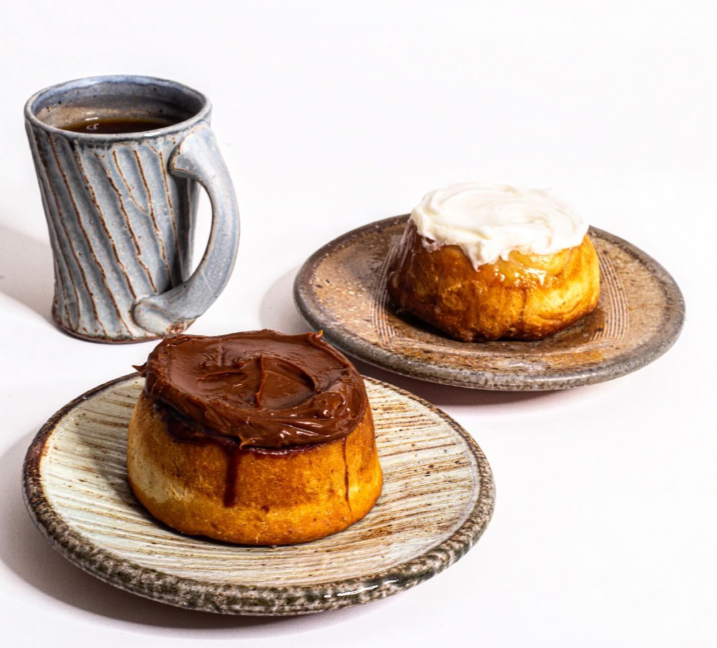 Today is the day! Fired and Frosted, our event with @lutrabakery is from 7-9:30 this evening. 

Come out for delicious sweet buns&mdash;orange (reg &amp; gf), miso caramel, and cocoa nib and vanilla flavored. Beautiful crafts from @newsouthpatternhou