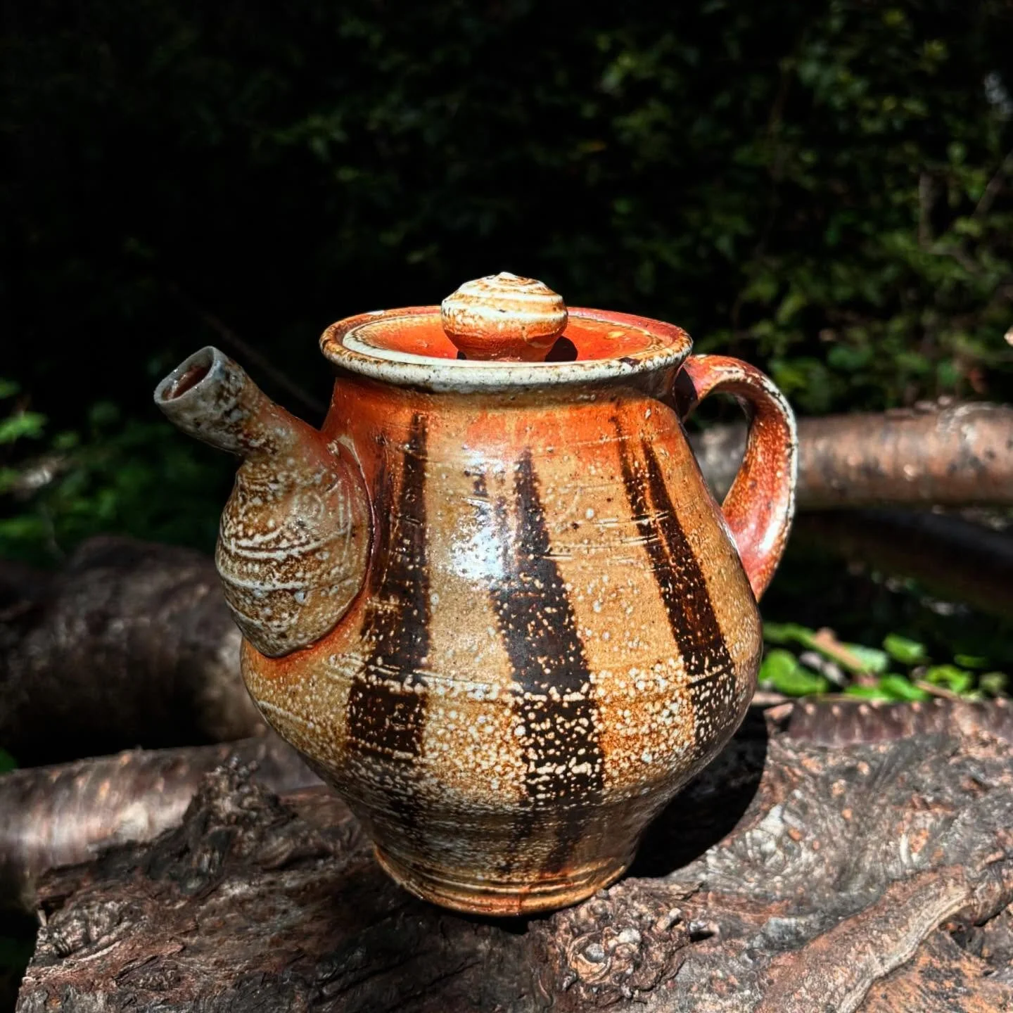 Fresh pots coming out of the kiln just in time for the @claytonia_show tomorrow!

@studio_maypop #teapot #tea #freshpot #durham #teatime #pottery #sodafired