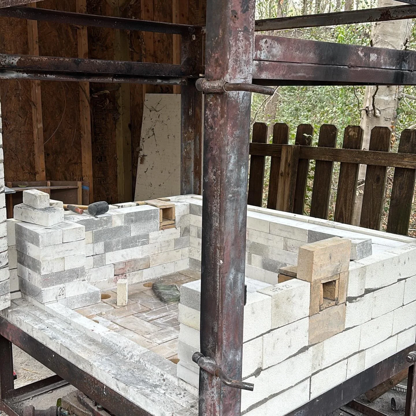 We ended up taking down the old walls completely, and now we&rsquo;re in full on construction mode!