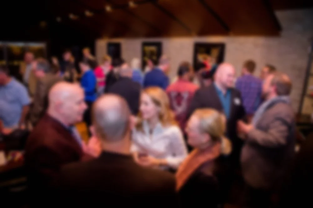 People mingling