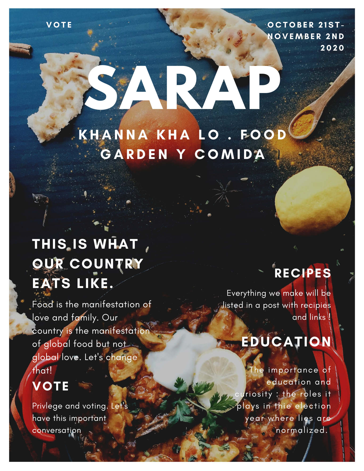 SARAP Khanna Kha Lo-This is What Our Country Eats Like