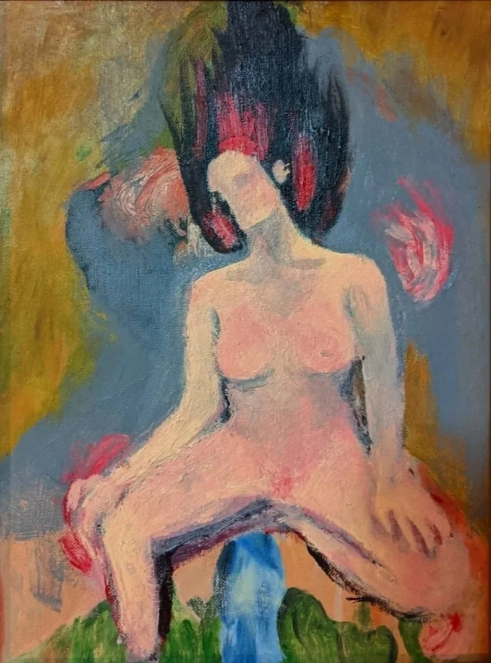 Sara Tang / Untitled / Acrylic on canvas / 8 1/2 x 11 inches / Oct. 2021