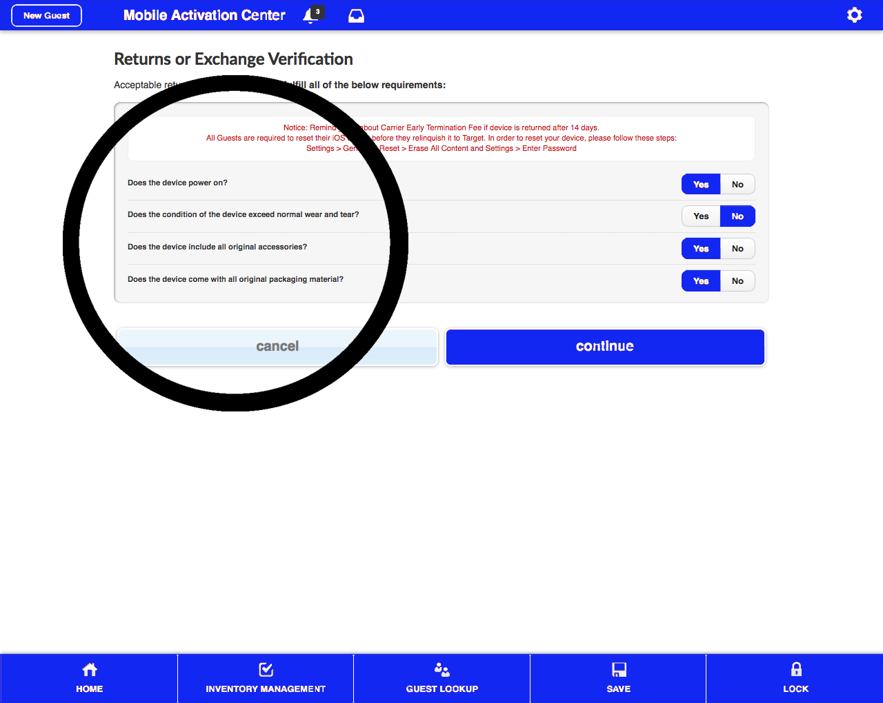 Marketplace Cloud™ handles returns & exchange of product.