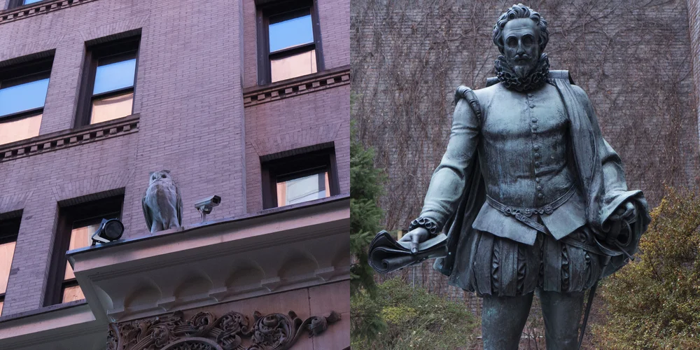  Spybird & Cervantes Statue