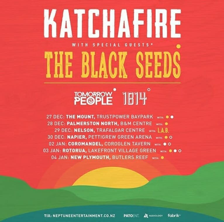 The countdown to our first summer concert has begun. 27 days till Katachafire and the Blackseeds!