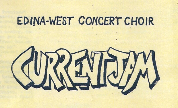 The cover page of the first Current Jam program, 1973