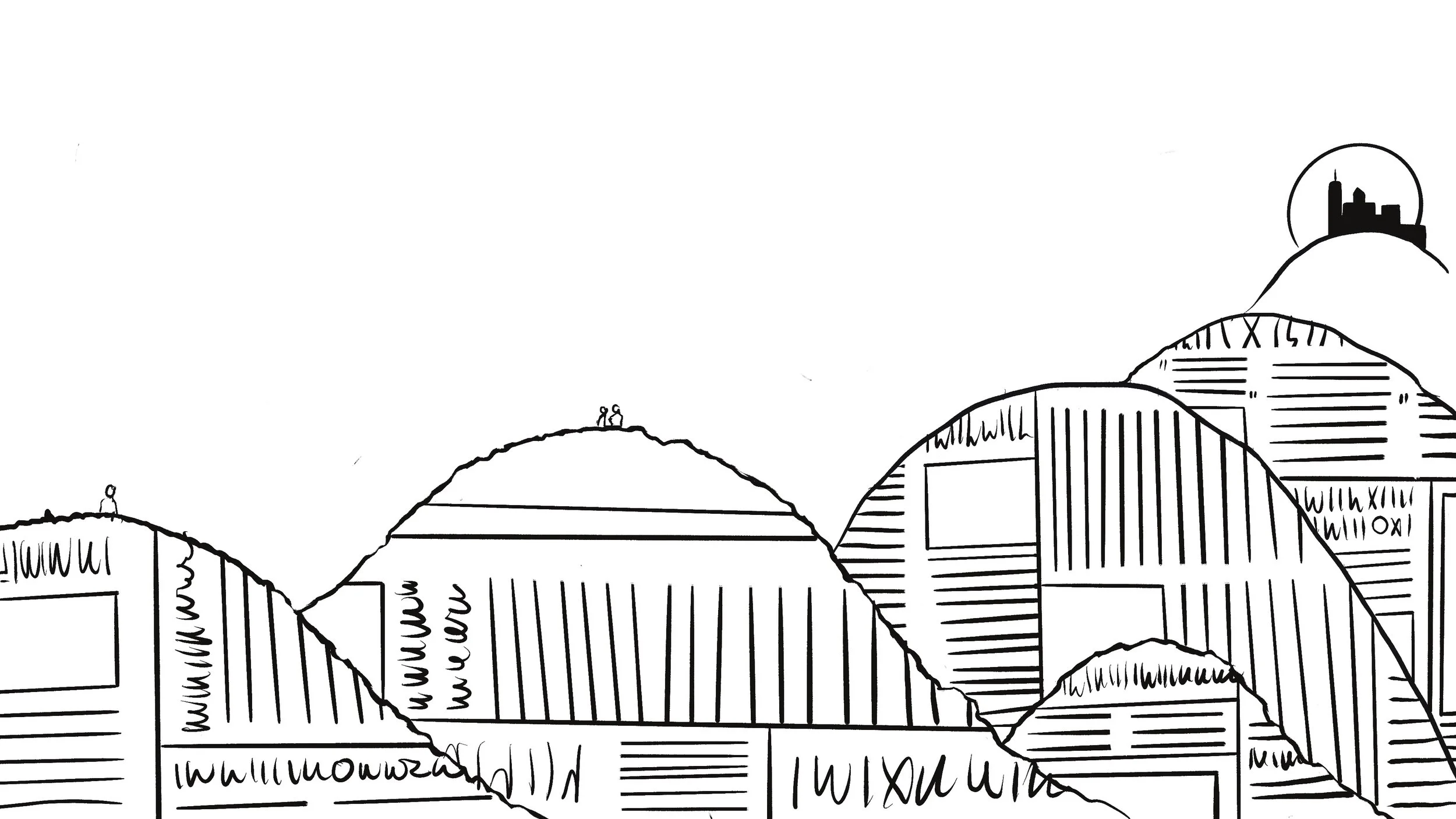 Pivot to aerial/map view , atlanta rises in the back ground above the challenge hills