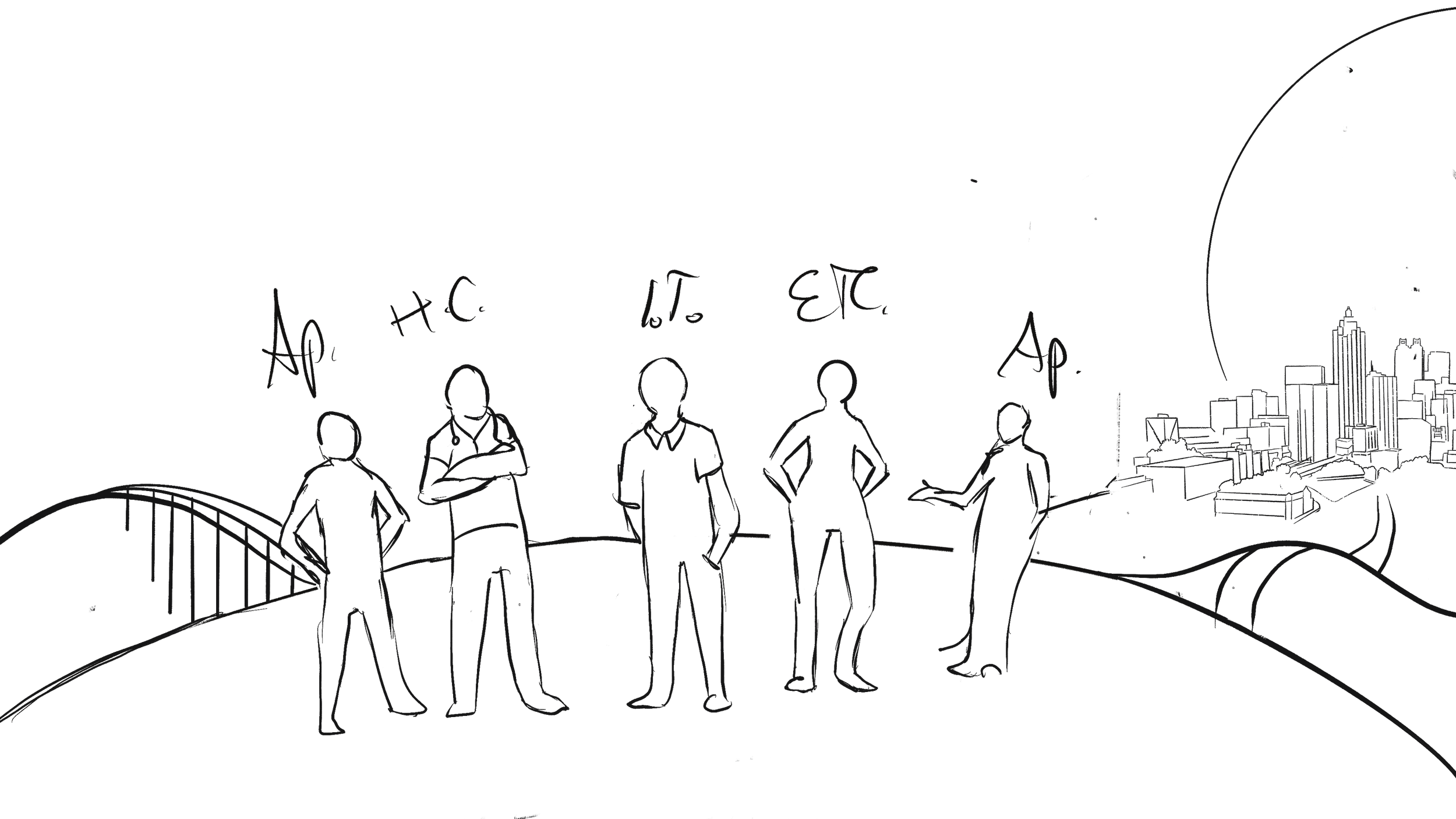 We are on the Mentorship island and we zoom in to who these mentors are, they pop in one by one.  OR instead of zooming into group, show group with photo collage of each field offered over the scene. 

Show a single youth with rotating/changing props