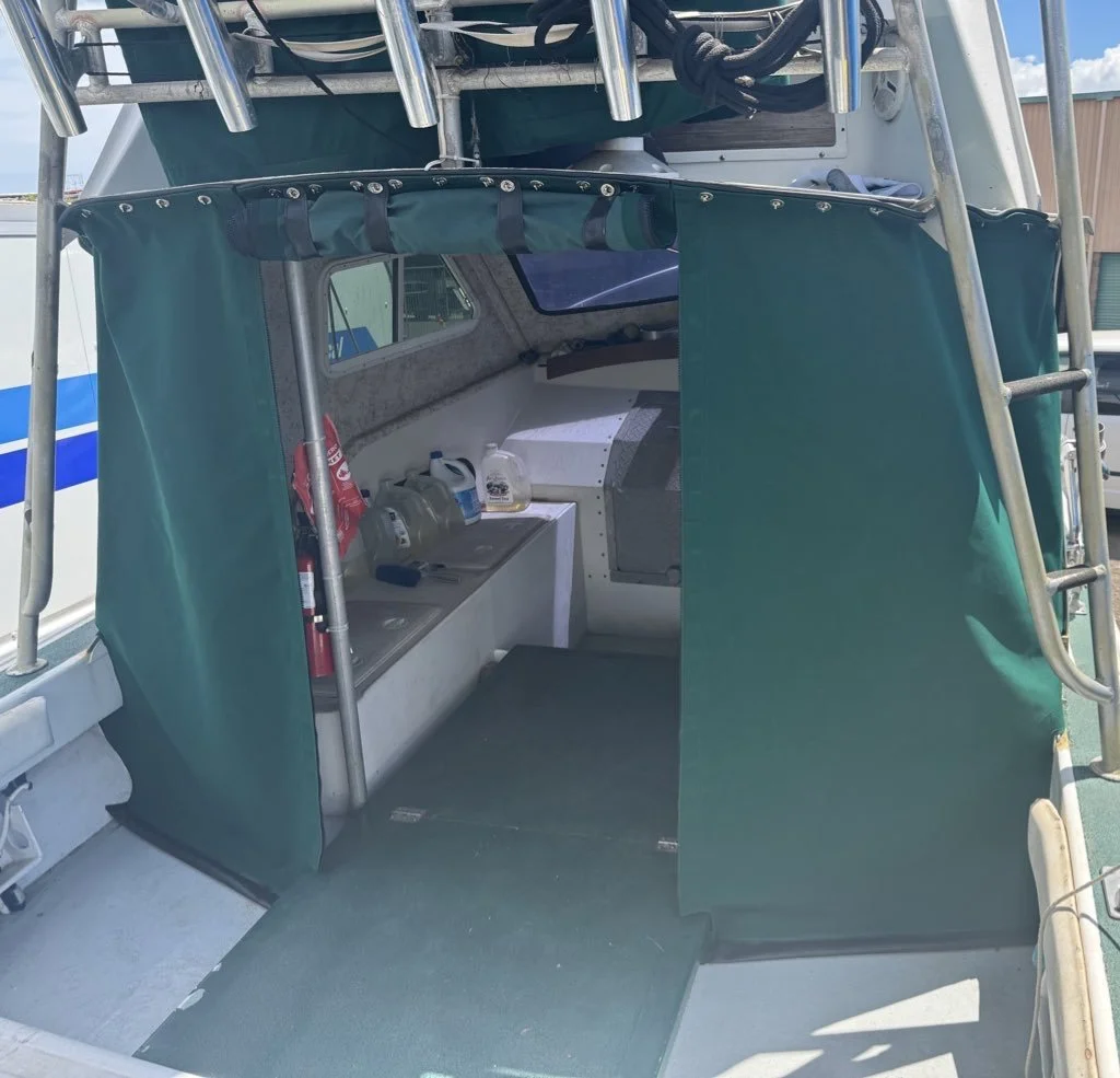 Custom Boat Cabin Cover