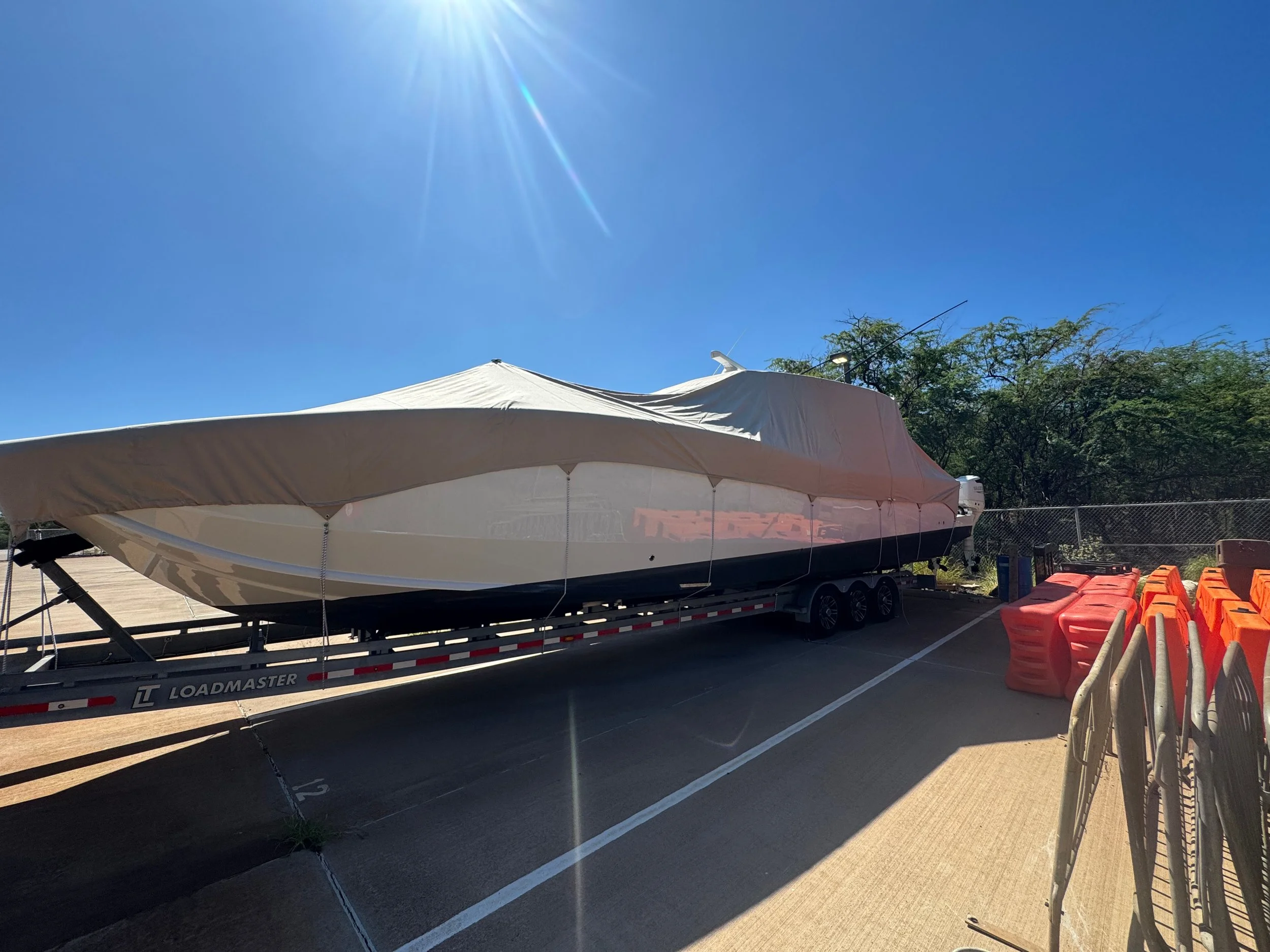 Custom Canvas Boat Cover