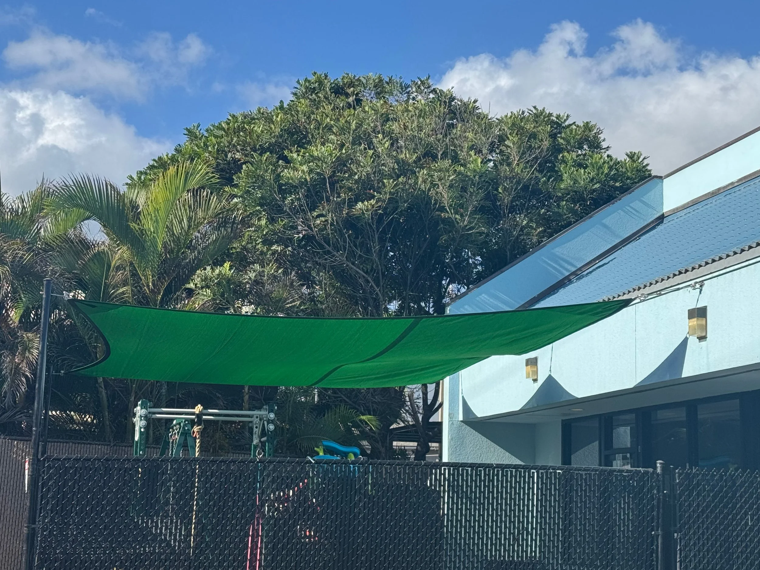 Custom Canvas Awning For A Children's Playground