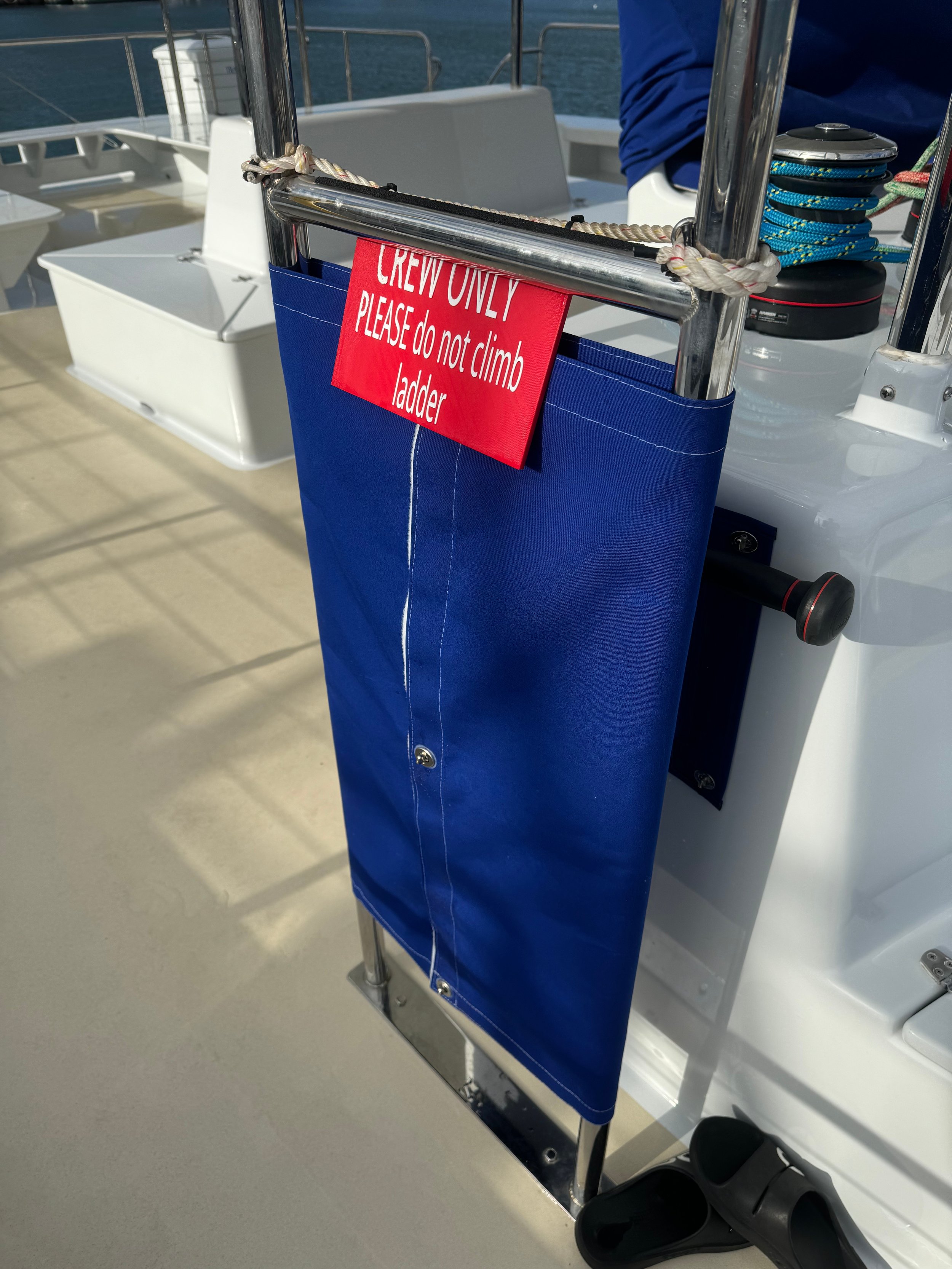 Custom Canvas Ladder Cover / Blocker