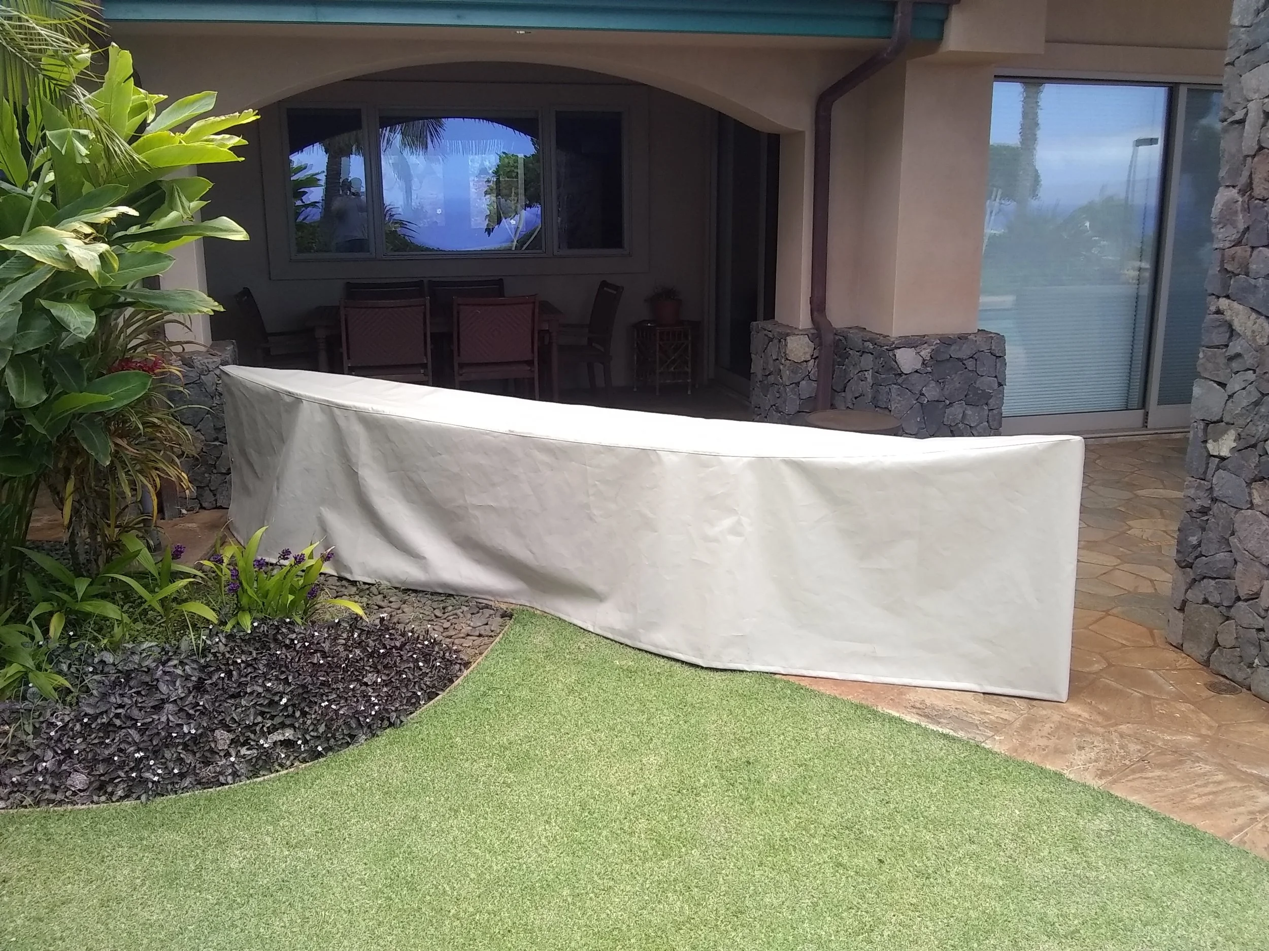Custom Canvas Boat Cover and Sail Repair on Maui