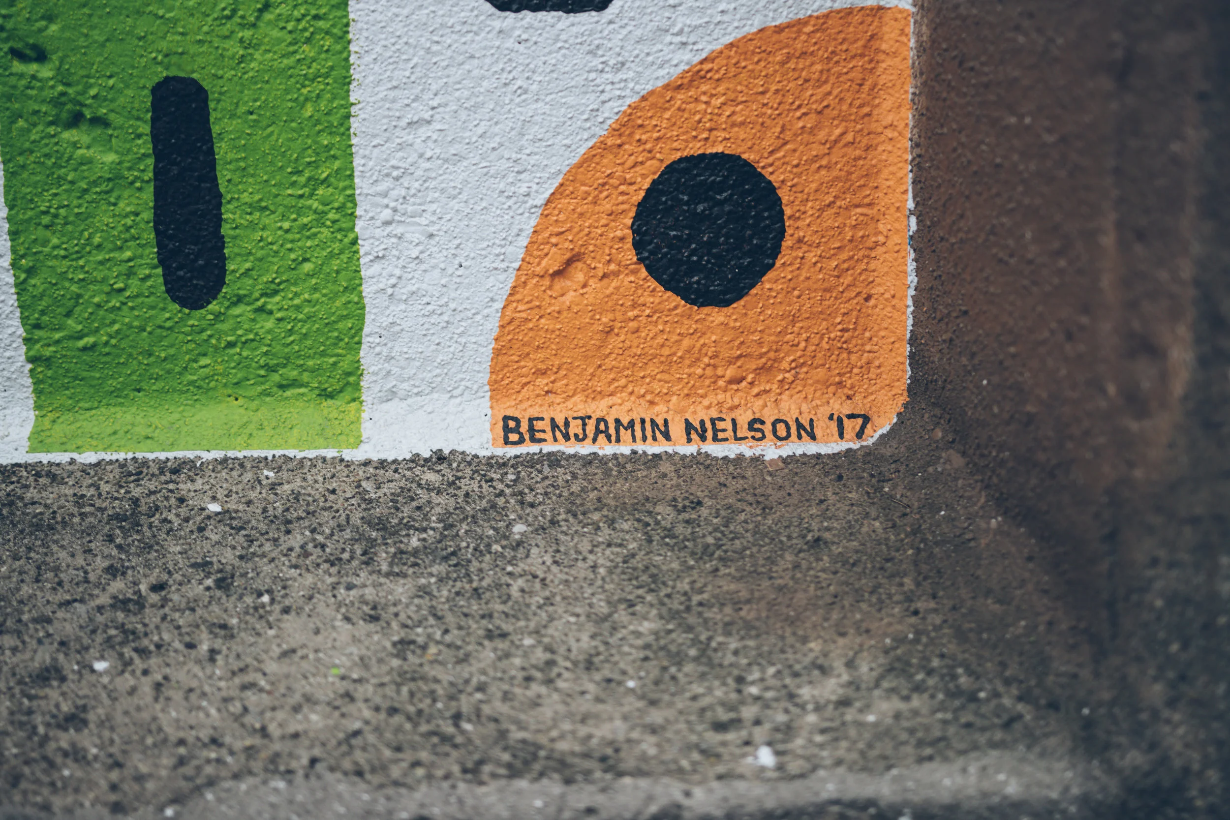 Mural in Oak Park IL, painted by Benjamin Nelson.