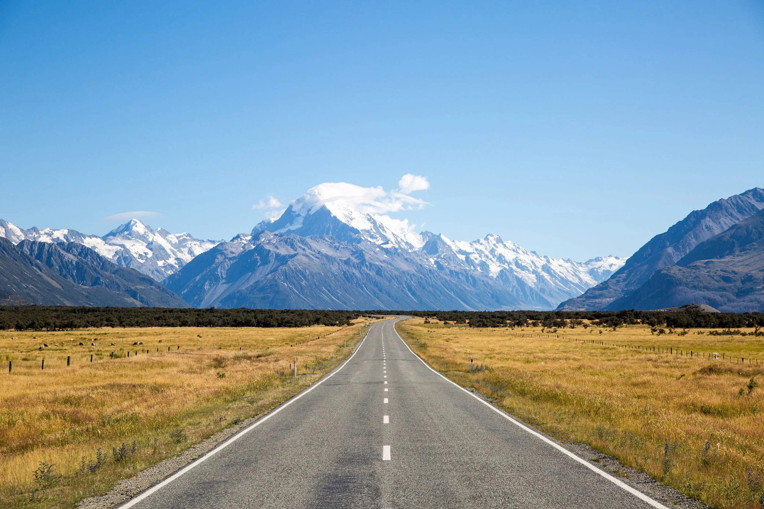The Road to Mt Cook