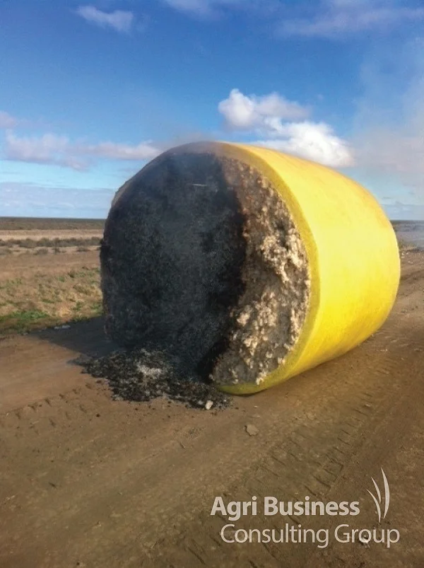 Cotton round bale fire claim.