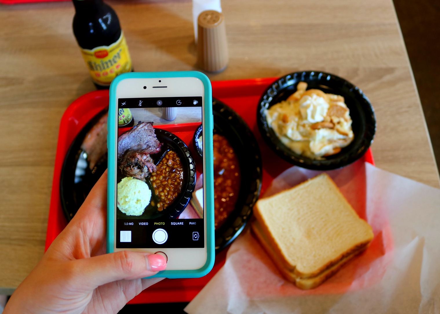 Brisket, Pulled Pork, Potato Salad, Baked Beans, & Banana Pudding