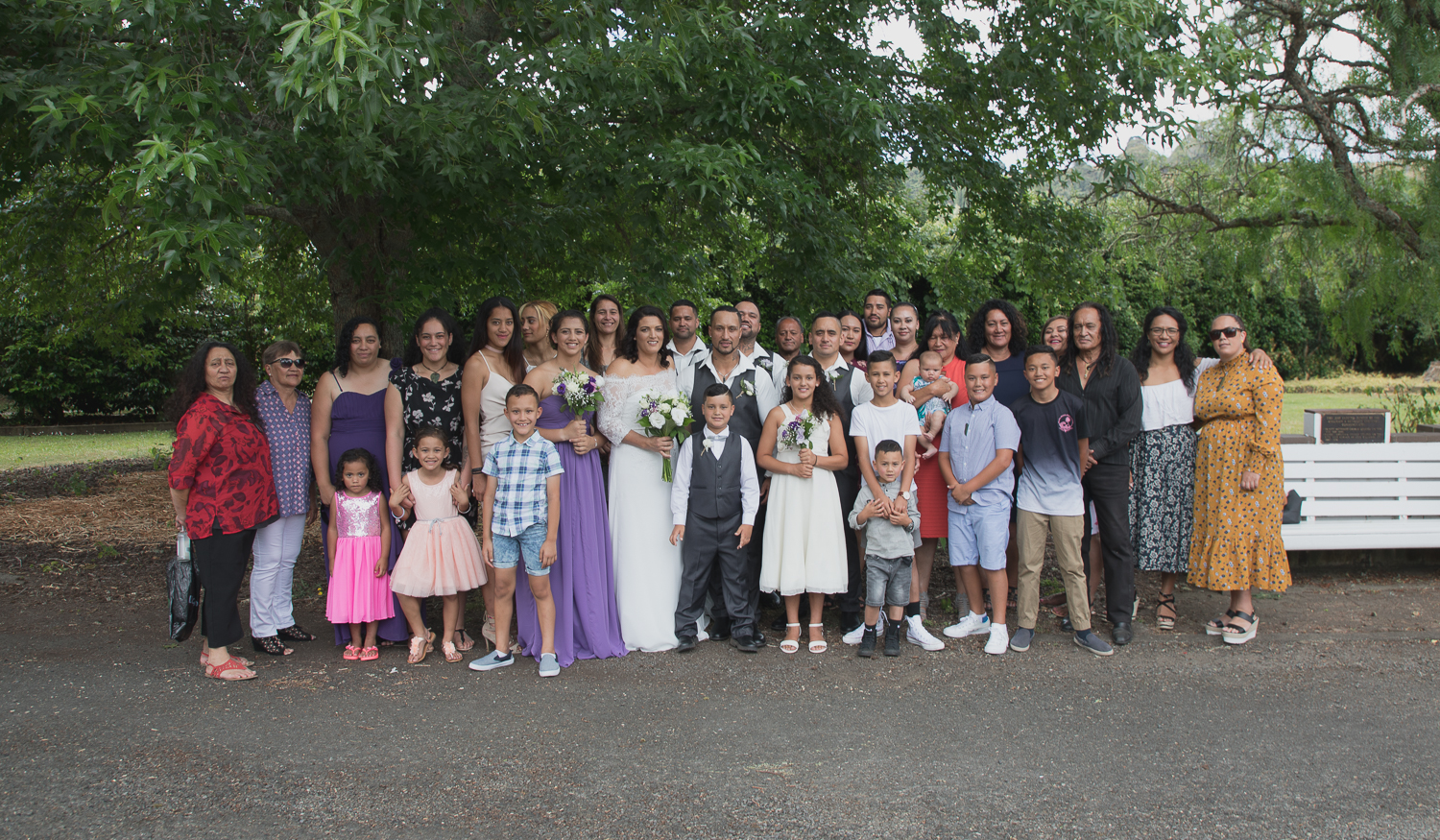 family photos at wedding