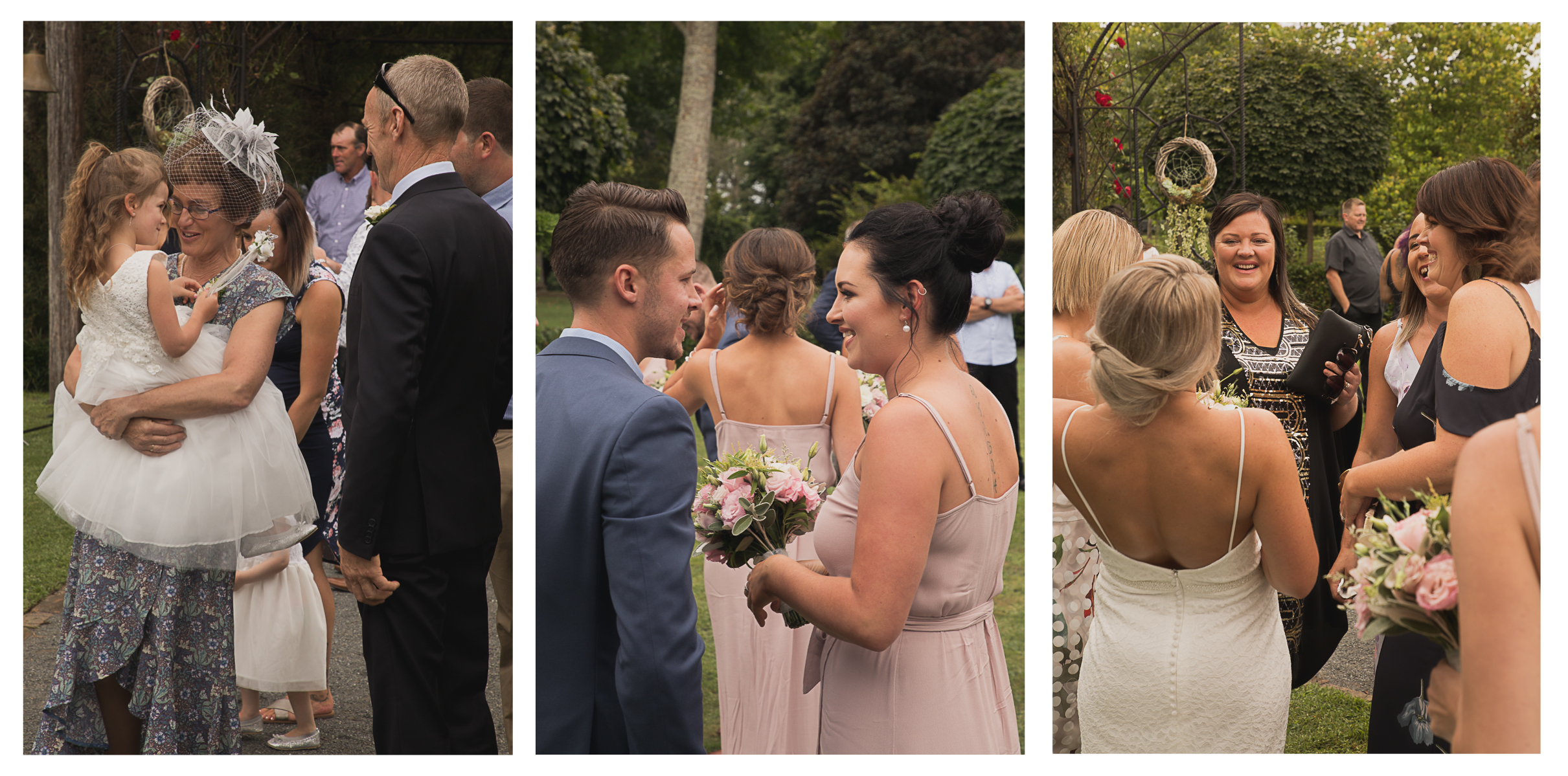 wedding day guests