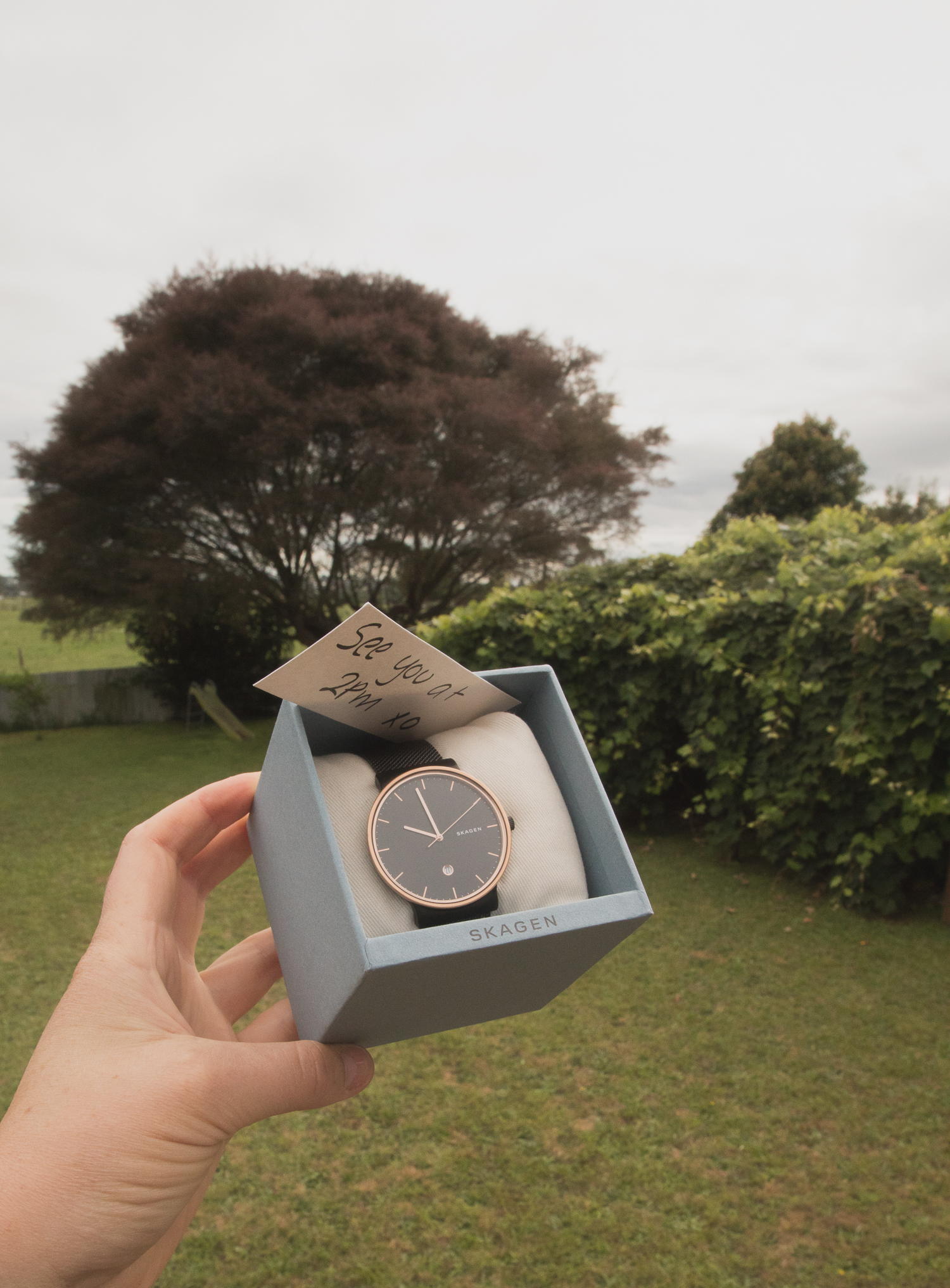 groom gift from bride on wedding day