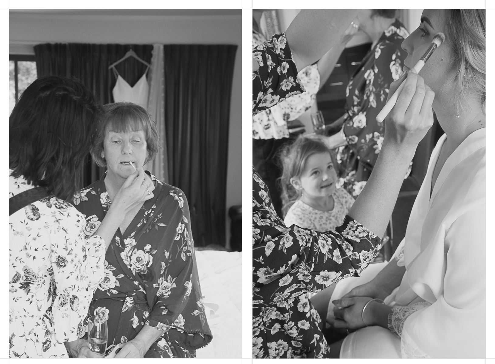bridal party prep