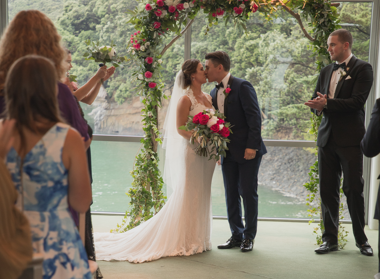 first kiss wedding ceremomy