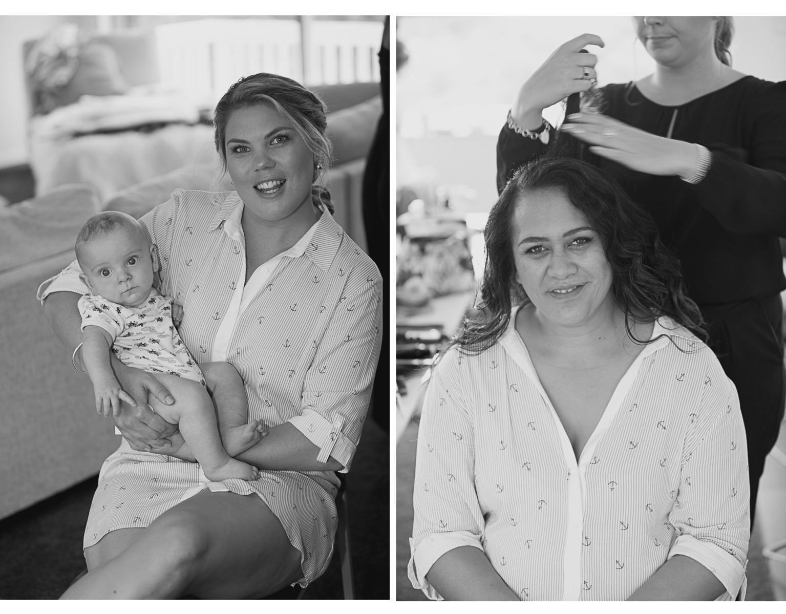 bridesmaids having fun getting ready for wedding bridesmaids having fun getting ready for wedding