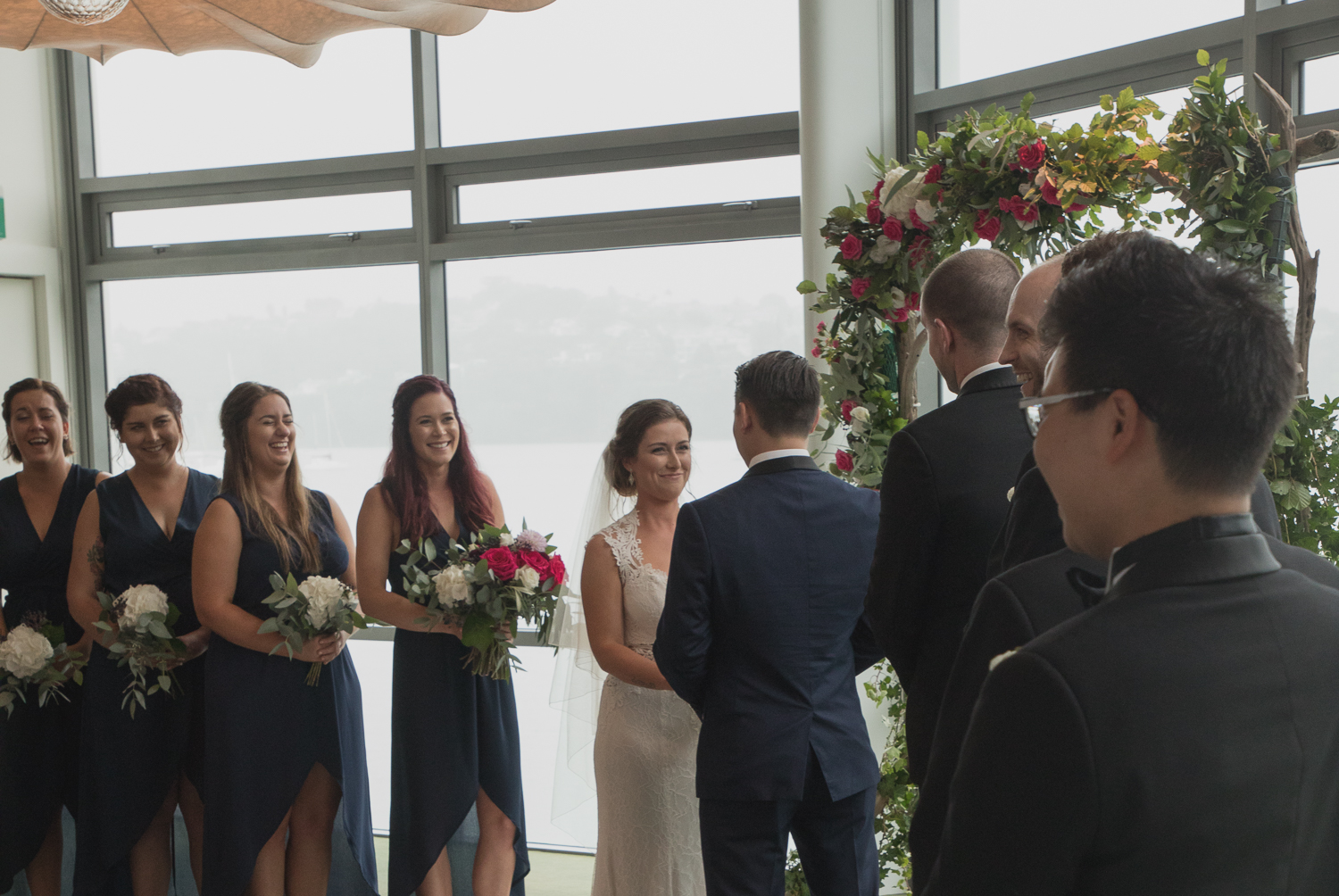 bride during wedding ceremony