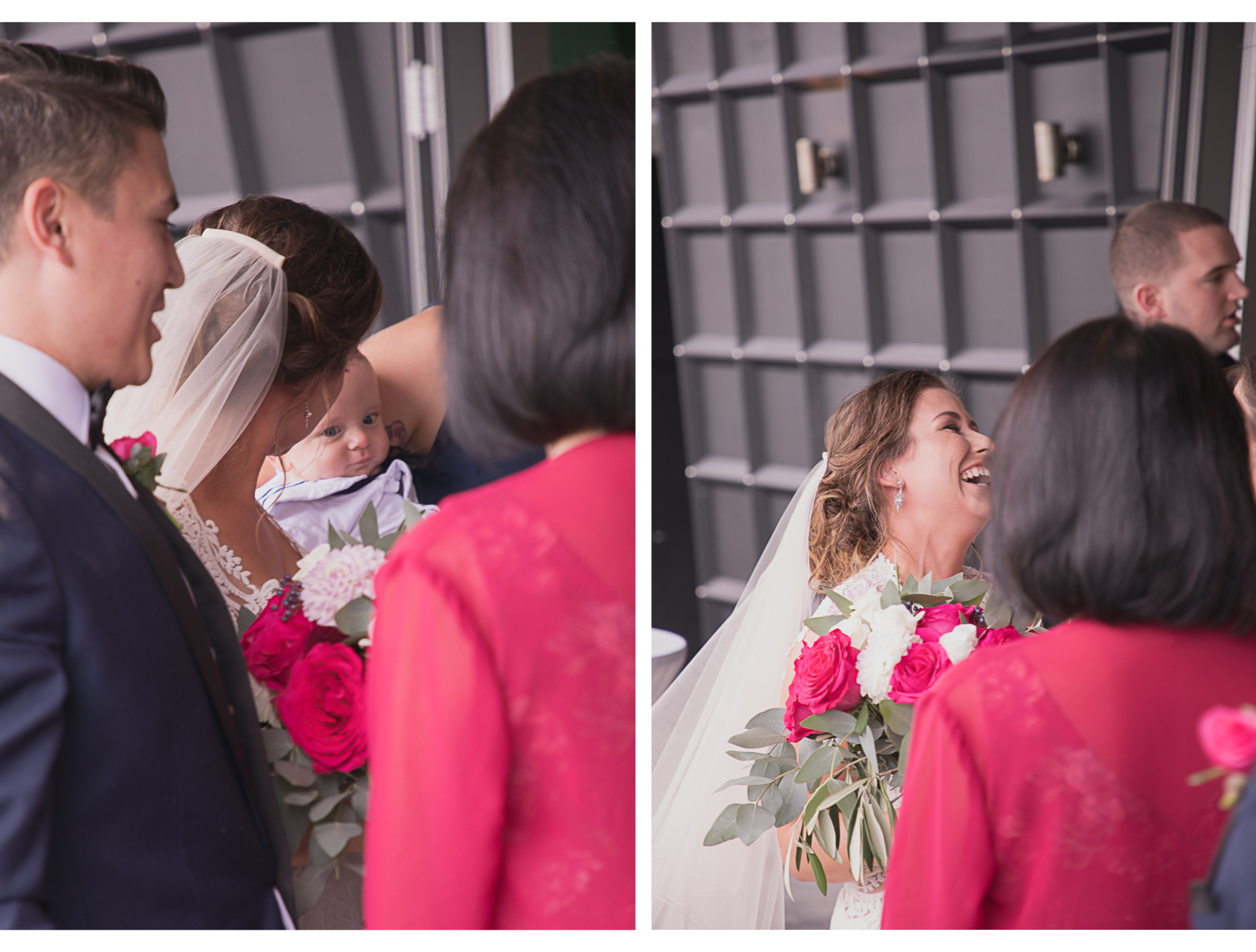 congratulations from guests on wedding day