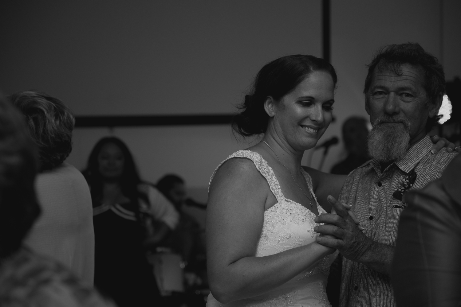 dancing at wedding reception