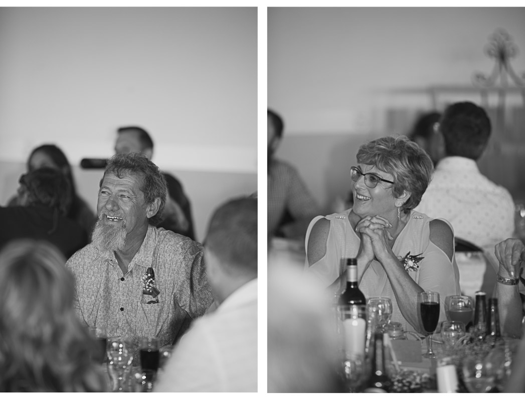 guests enjoying themselves at wedding reception