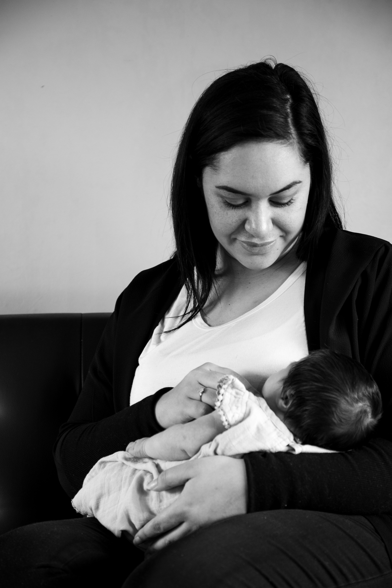 mum and newborn baby girl