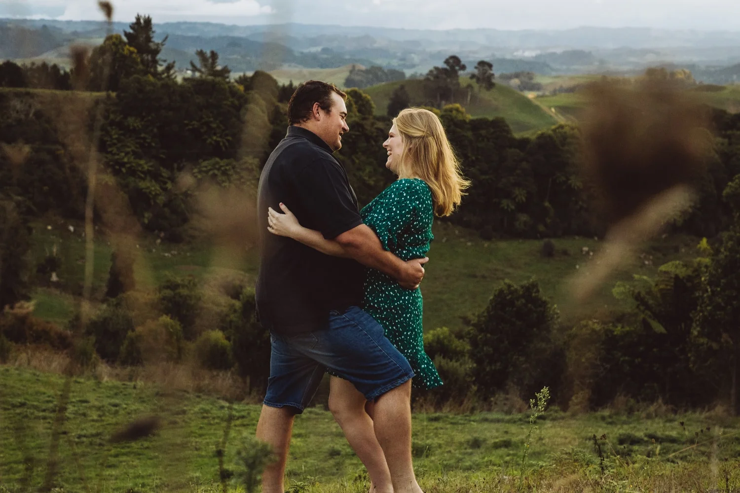 waikato wedding photographer autumn engagement shoot