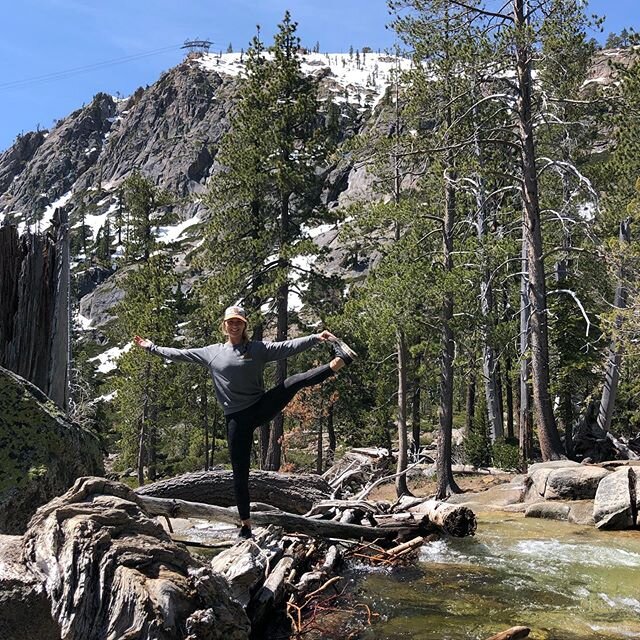 Thankful to be in Tahoe, in the mountains and trees AND still be able to be with my yoga community🙏🏼 @lovestoryyoga family, you have my heart. I love you❤️ #theneverendingjourney #yogayogayoga #lovestoryyoga #yogaforanywhere #tahoe