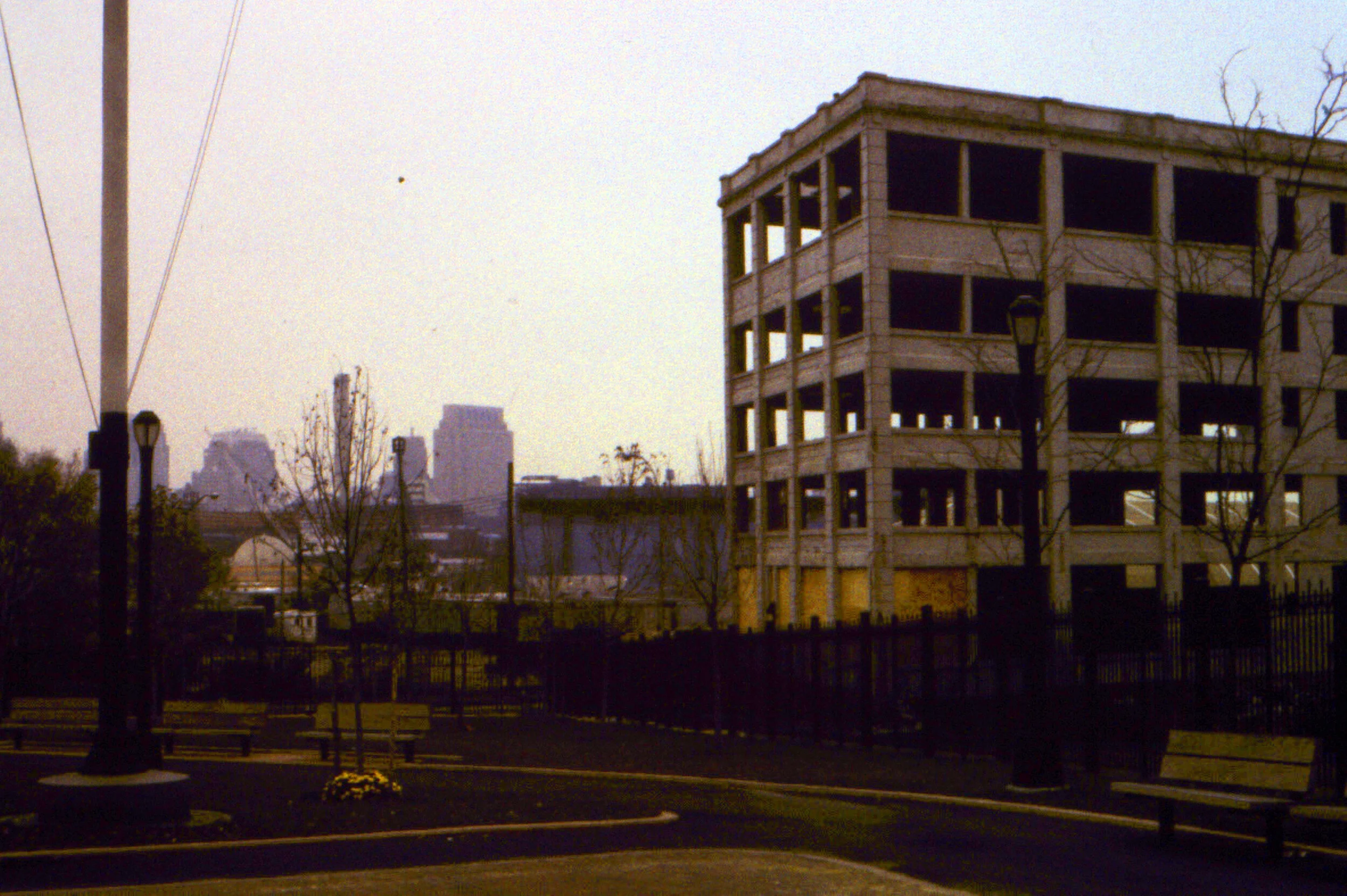 Abandoned building, Site intervention, Brooklyn NY, 1998
