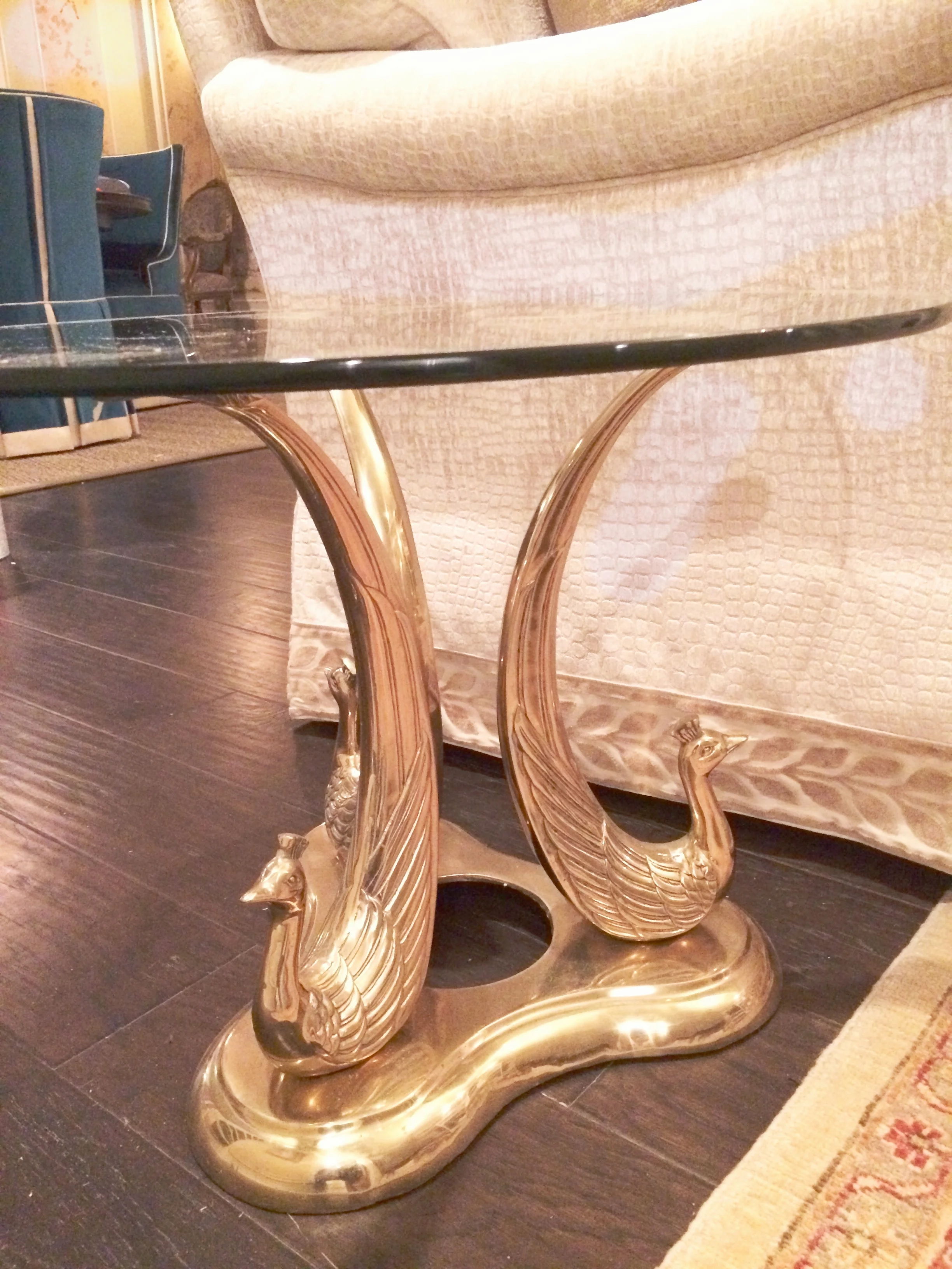 Peacock Side Table