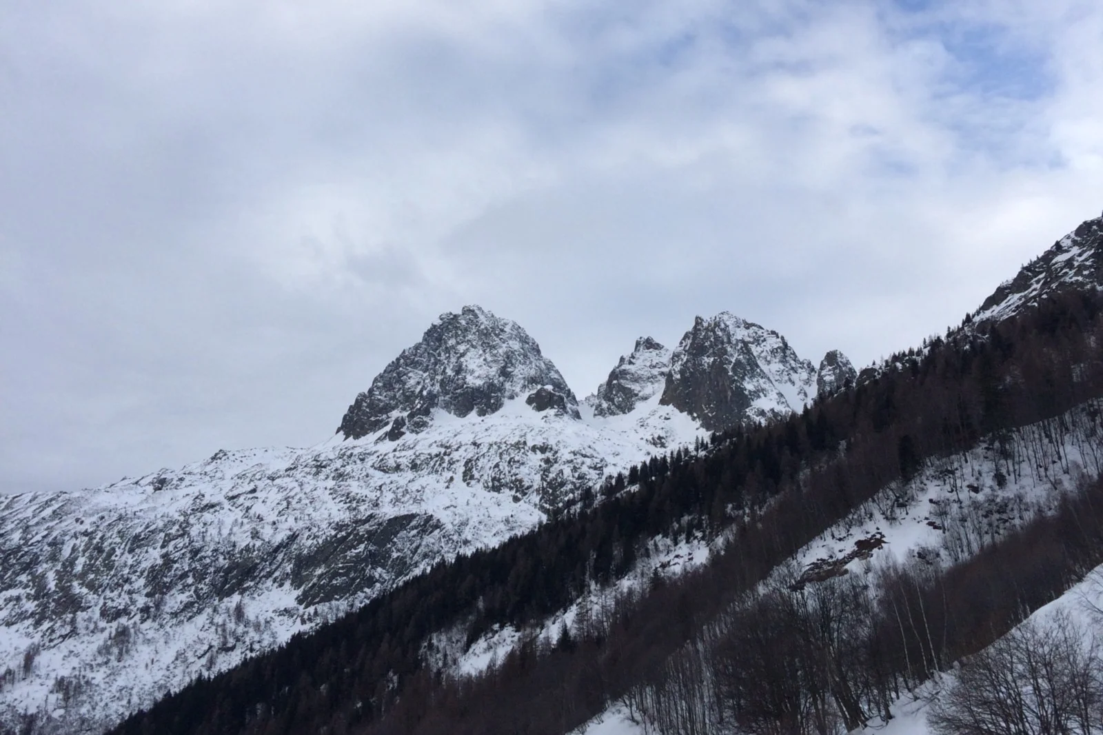 A tale of two mountains