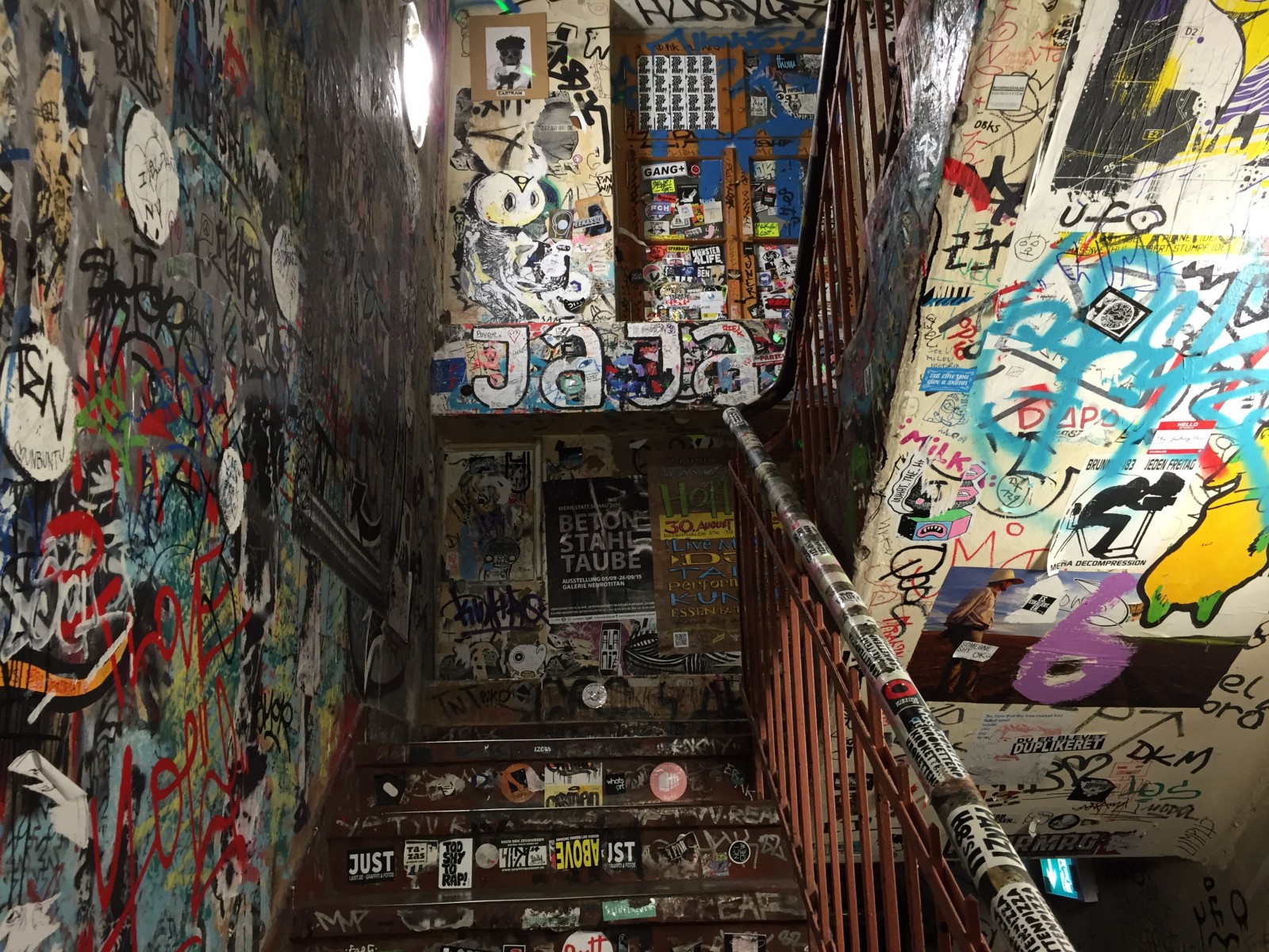 Stairwell at Hackesche Höfe in Berlin Mitte