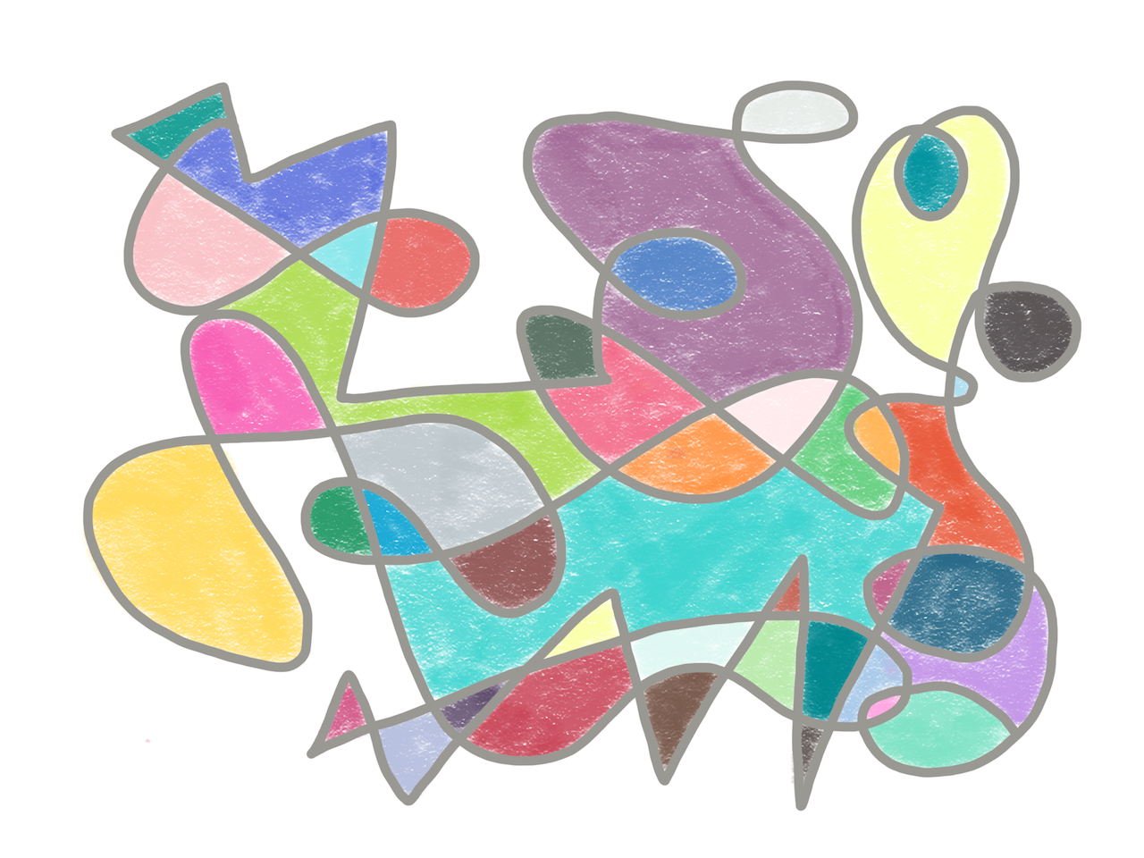 A loop drawing I made over the weekend while Lisa was over. Did you know that Autodesk’s SketchBook app has every Copic color ? I suppose most drawing apps have all the colors, but somehow seeing the swatches labeled according to the markers I adore made me feel like a kid in an art supply store.