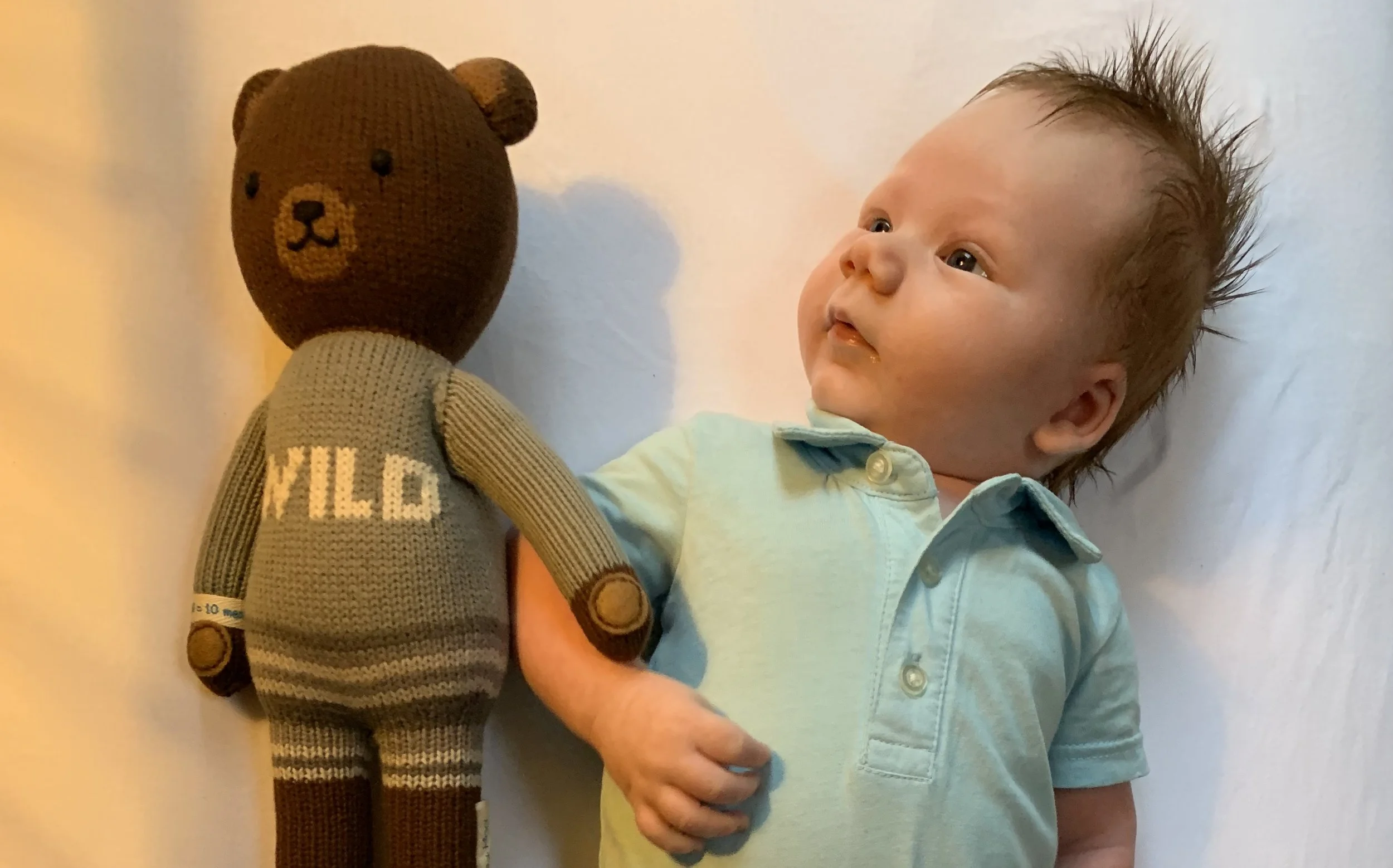 Cooper and his bear