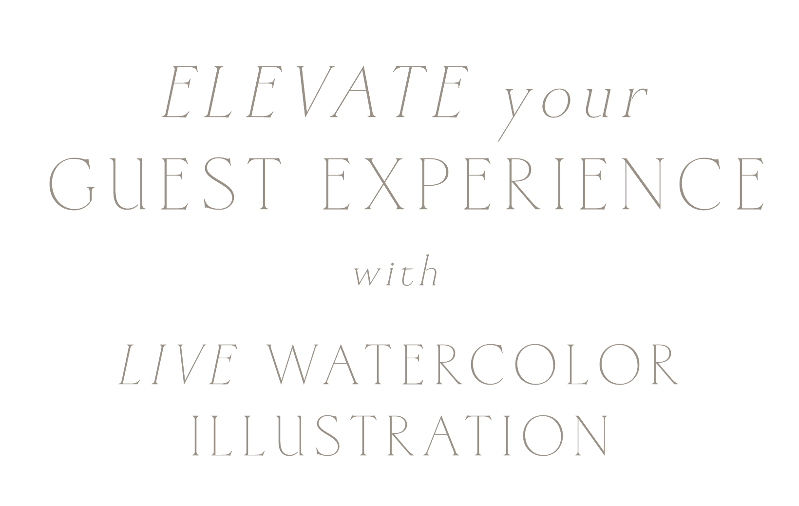 Kristen Baker | Custom Wedding Invitations | Live Event Artist NYC | Live Fashion Illustrations | Watercolor, Calligraphy, Engraving