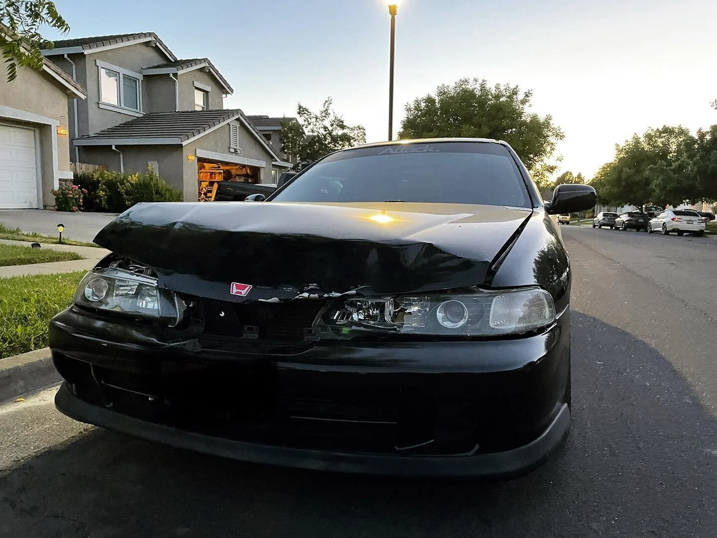 Incase you didn&rsquo;t hear, I sold the Integra. 

Incase you also didn&rsquo;t hear, I bought another Integra. 

😬 the one I sold was pretty clean and running and held up to lots of hard driving. This new one is totaled in the front and has a seiz
