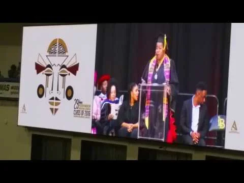 iRiS the Dream Whisperer Speaking at 2016 CSULB Graduation