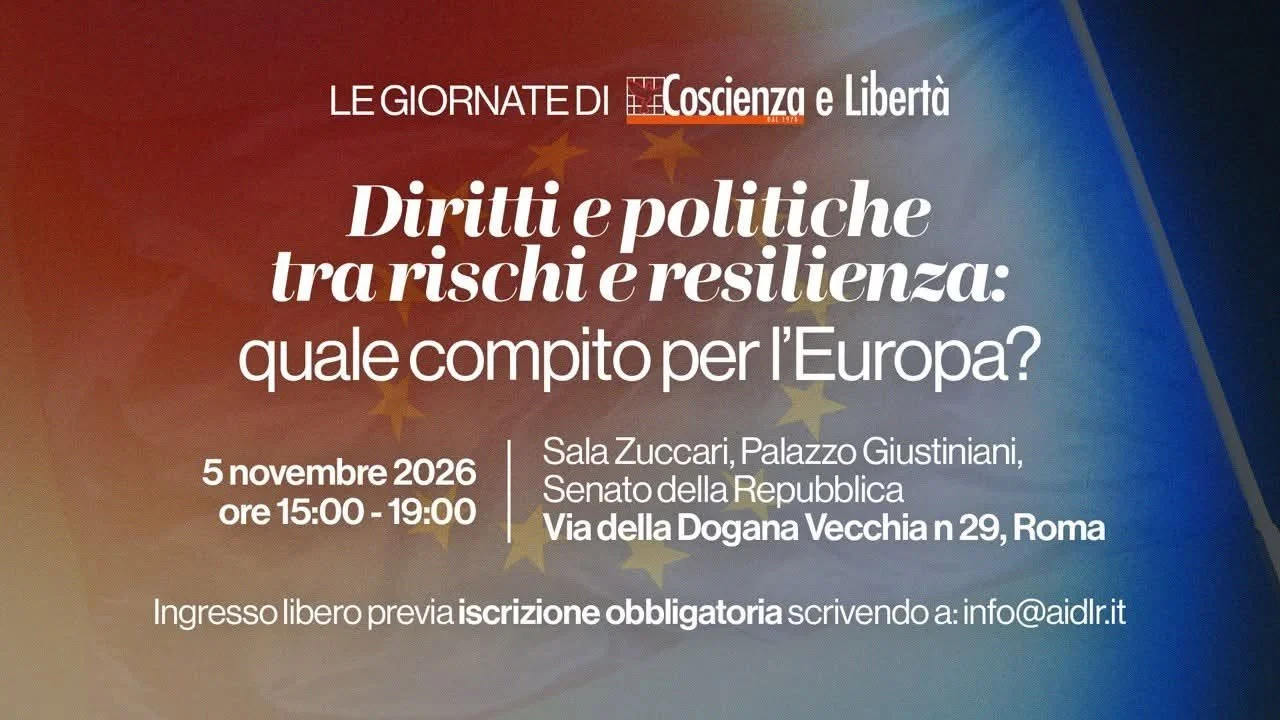 LIREC PARTECIPA A Convegno: Diritti e politiche tra rischi e resilienza: quale compito per l’Europa?