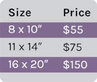 Custom options are available!