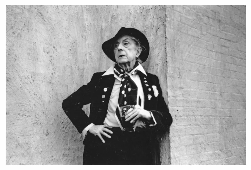 Quentin Crisp photographed by Phillip Ward