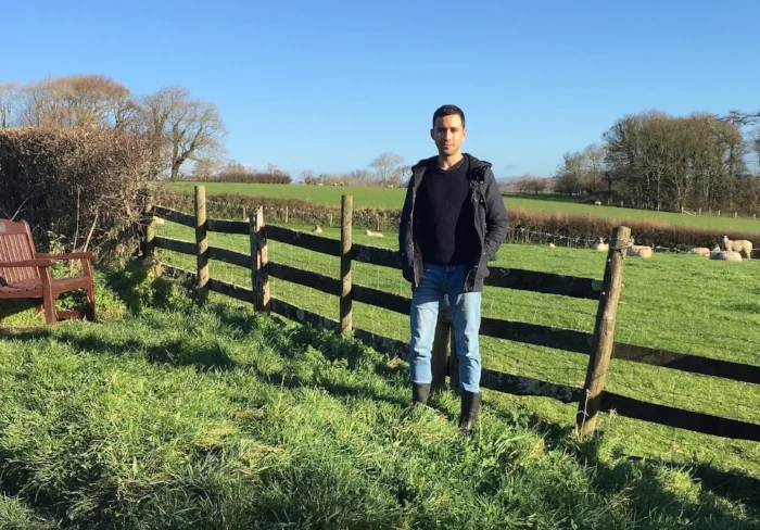Vinicius on the farm