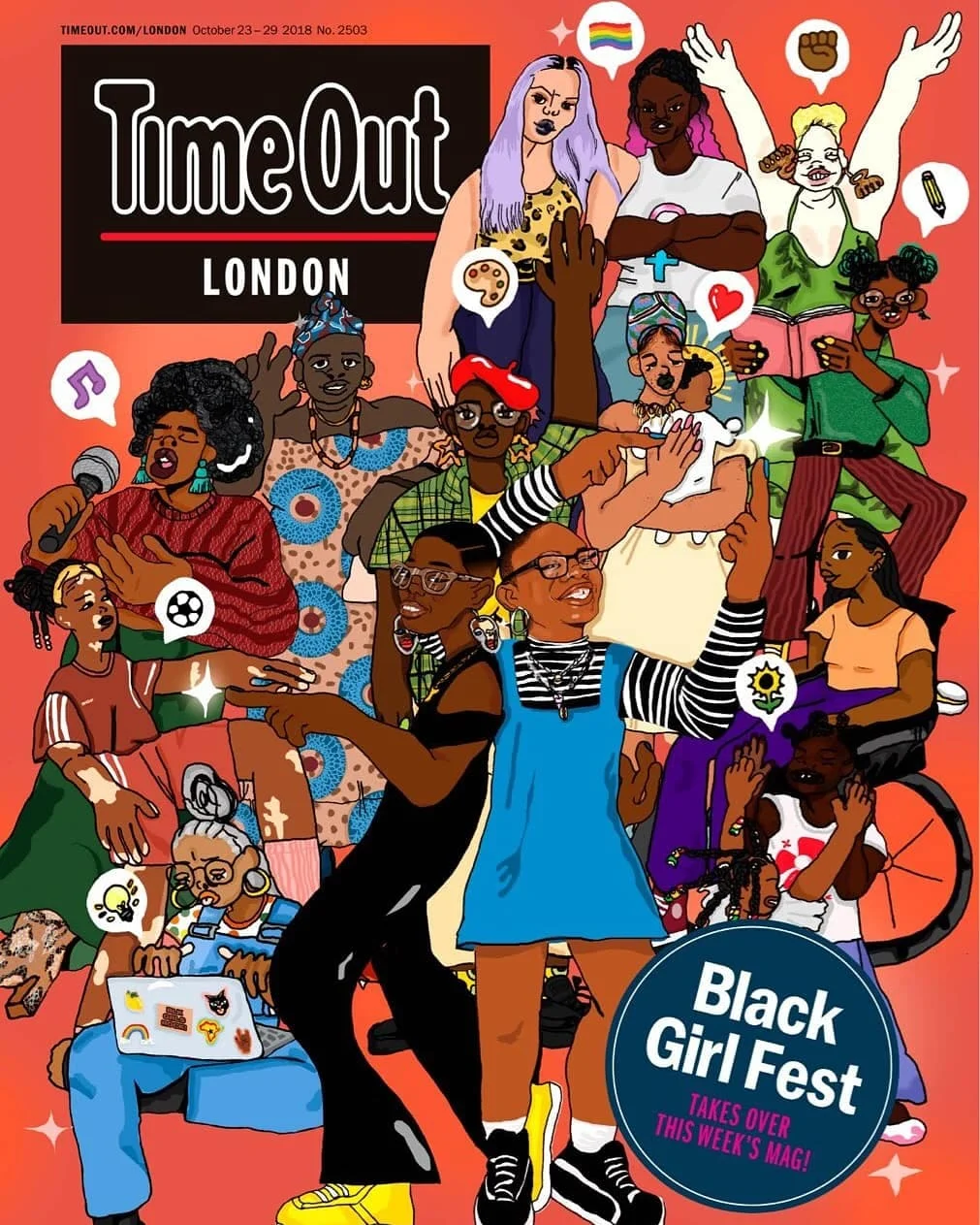 Black Girl Festival x TimeOut magazine feature