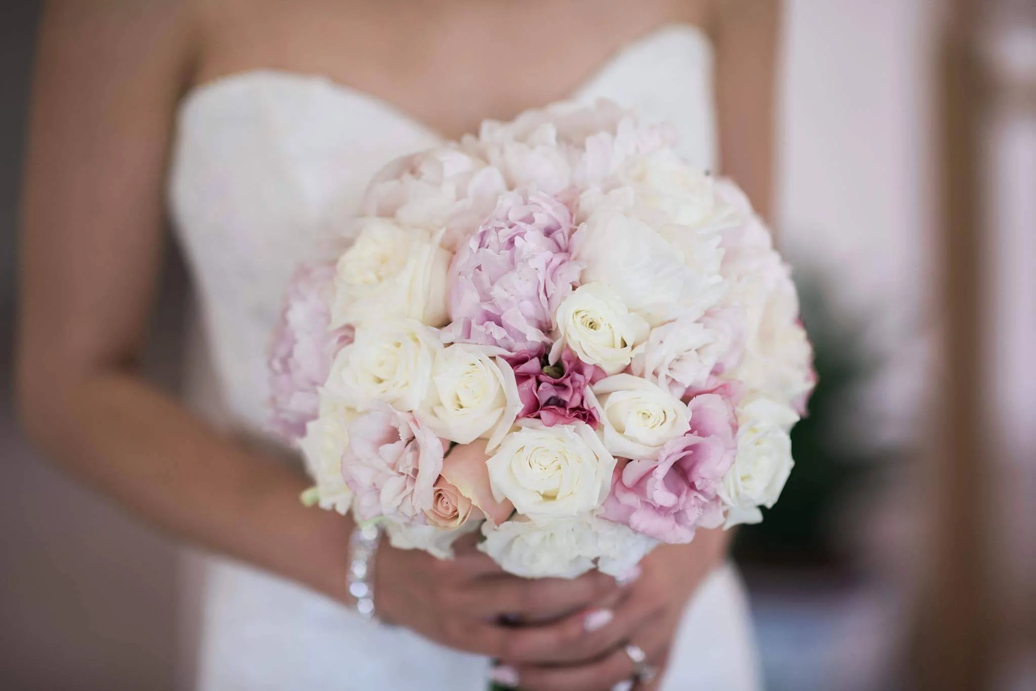 Paste Pink Peony Bouquet